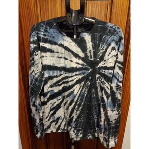 EUC Reverse Threads Mens Long Sleeve T-shirt Tie Dye Size Large